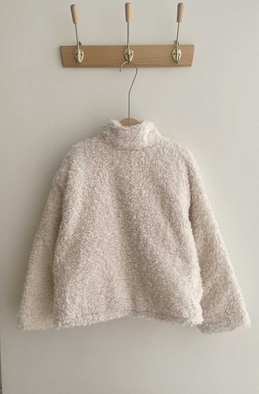 MINIQUEENS韓國代購㊣女士新款職業時尚推薦25秋冬夾克毛絨高領MINIQUEENS夾克