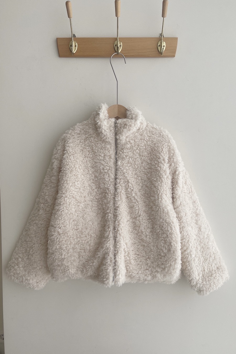 MINIQUEENS韓國代購㊣女士新款職業時尚推薦25秋冬夾克毛絨高領MINIQUEENS夾克圖色1