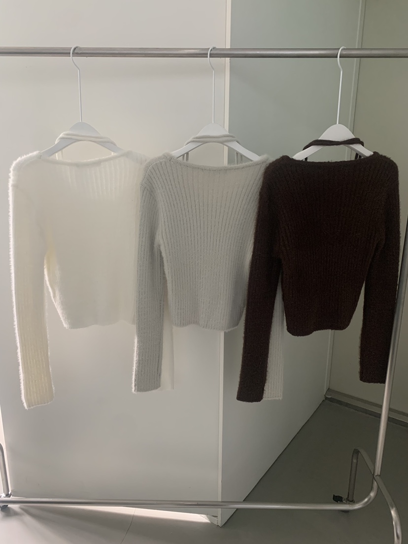 SHOP POSTER東大門㊣代購女士新款推薦25秋冬休閑職業針織衫SHOP_POSTER針織衫