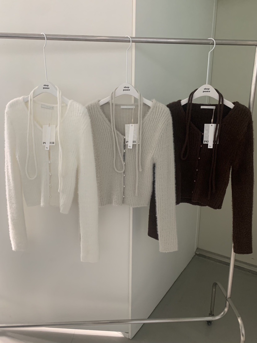 SHOP POSTER東大門㊣代購女士新款推薦25秋冬休閑職業針織衫SHOP_POSTER針織衫