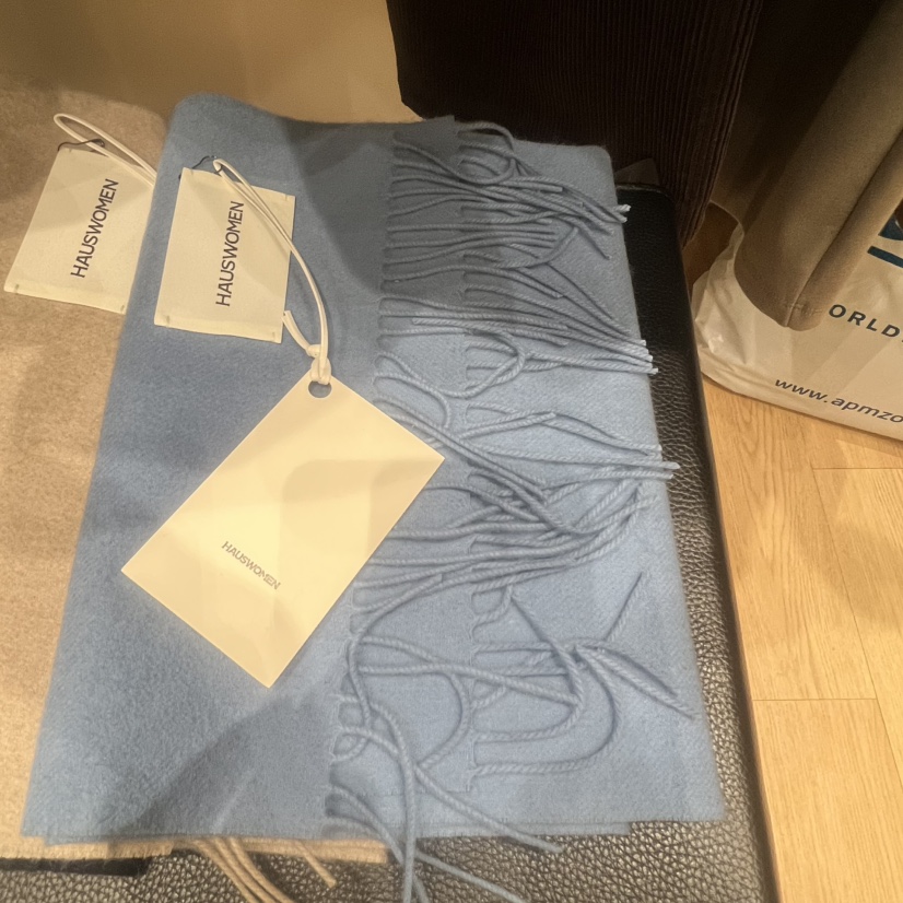 HAUS-A東大門㊣代購女士新品職業25秋冬人氣時尚圍巾披肩圍巾HAUSWOMEN圍巾/披肩圖色1