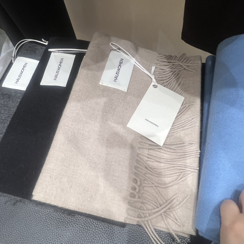 HAUS-A東大門㊣代購女士新品職業25秋冬人氣時尚圍巾披肩圍巾HAUSWOMEN圍巾/披肩圖色2