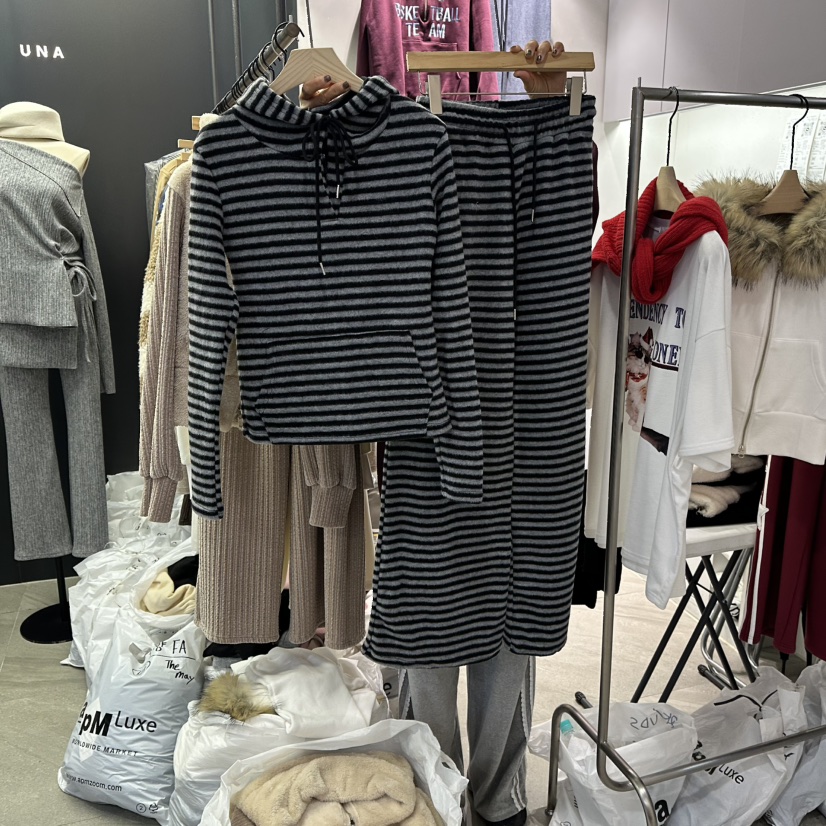 UNA/THE MAY東大門㊣直郵女裝新品推薦人氣25秋冬套裝套裝THEMAY/UNA套裝圖色2