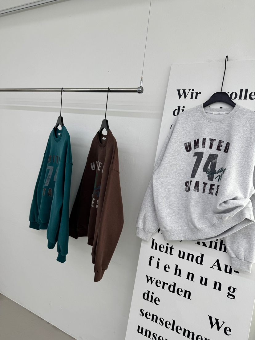 RED-A韓國代購㊣女裝新品熱賣時尚休閑職業推薦25秋冬衛衣RED-A衛衣