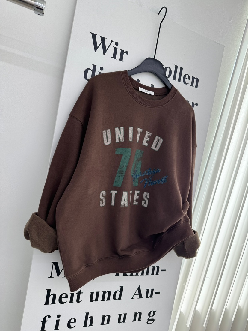 RED-A韓國代購㊣女裝新品熱賣時尚休閑職業推薦25秋冬衛衣RED-A衛衣圖色3