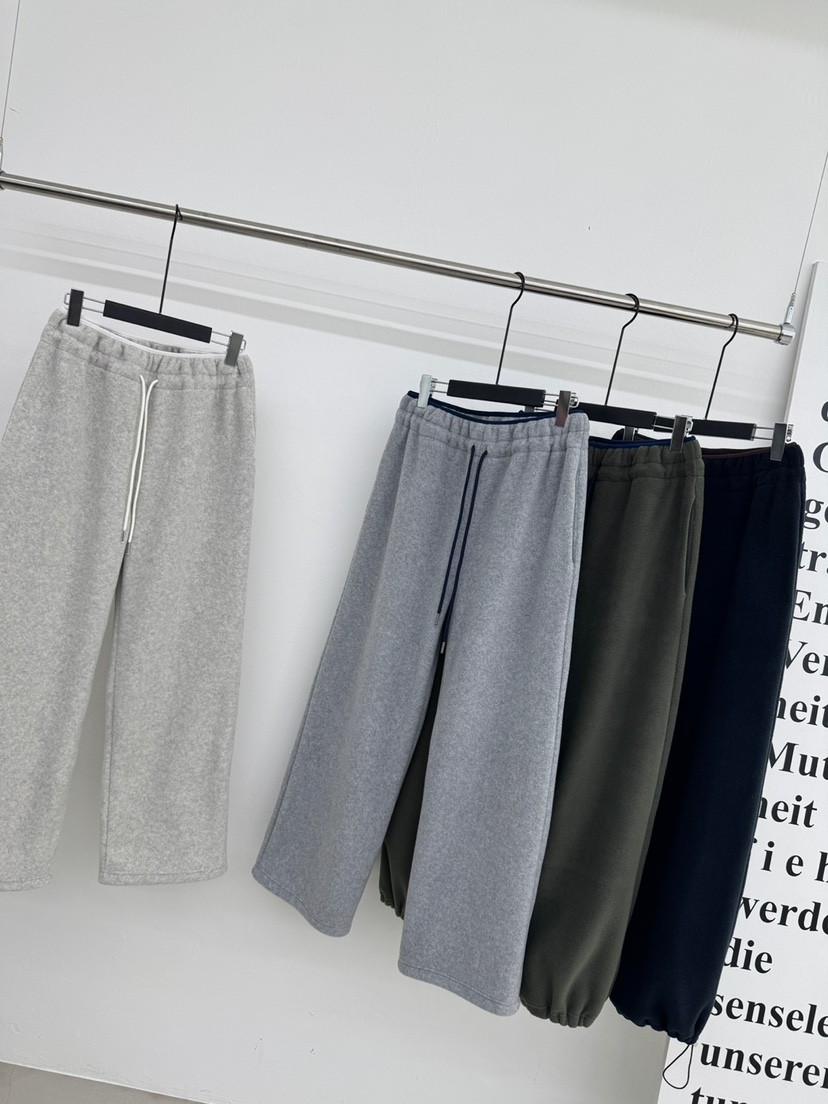 RED-A東大門㊣直郵女裝新品職業推薦人氣25秋冬休閑褲抓絨RED-A休閑褲