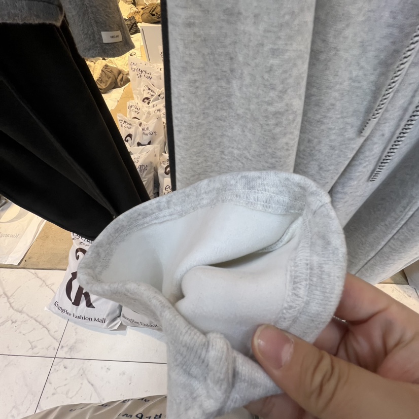 EYEFUL-Q東大門㊣實拍女士新品時尚25秋冬休閑褲闊腿褲羊毛eyeful休閑褲