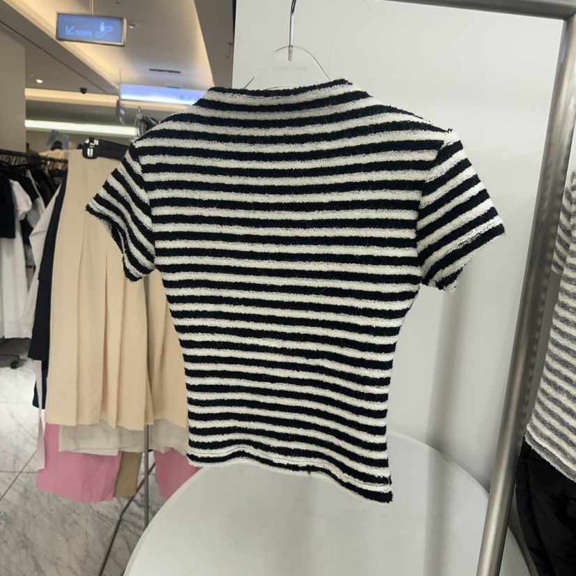 TOPDRESSING韓國代購㊣女士新款人氣熱賣25秋冬時尚休閑T恤TOPDRESSINGT恤圖色3黑色