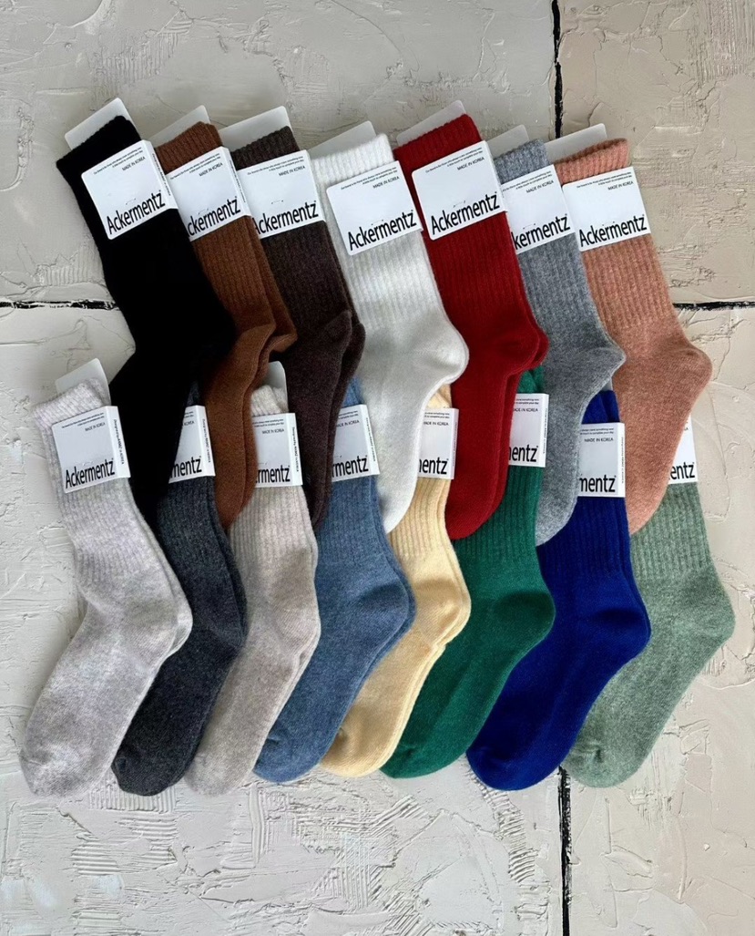 CACTUS-Q韓國代購㊣女裝新品推薦時尚職業25秋冬人氣熱賣襪子CACTUS十雙起/可混搭襪子圖色4左四色