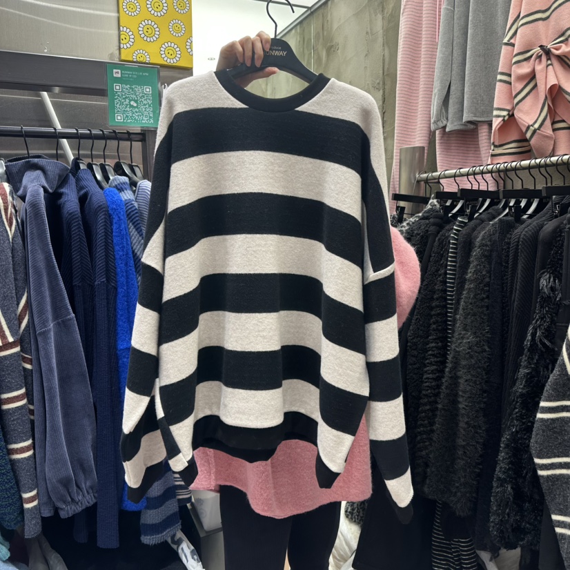 RUNWAY-런웨이東大門㊣實拍女士新品人氣25秋冬推薦休閑衛衣RUNWAY衛衣圖色1