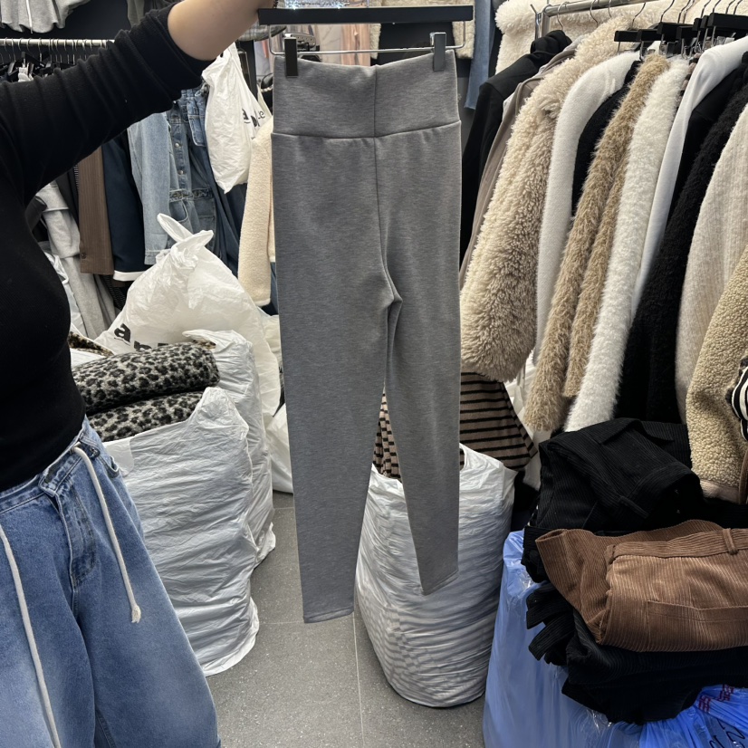 A-DEL東大門㊣直郵女士新品人氣休閑打底褲鯊魚褲加絨抓絨A-DEL打底褲/鯊魚褲