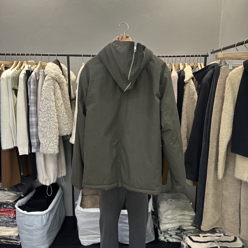 FLAMME TOIT東大門㊣代購女裝新款職業推薦夾克連帽衫加絨FLAMME TOIT夾克