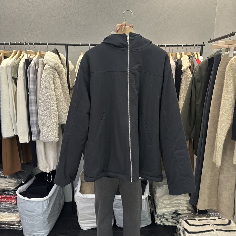 FLAMME TOIT東大門㊣代購女裝新款職業推薦夾克連帽衫加絨FLAMME TOIT夾克圖色2