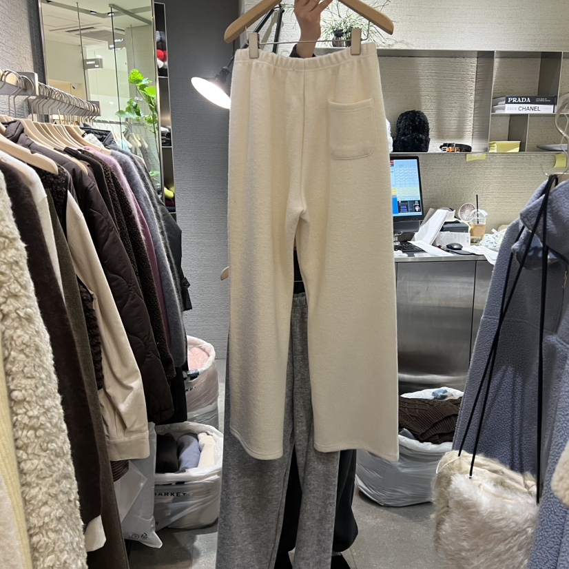 B_GARDER韓國直郵㊣女裝新款時尚休閑25秋冬職業休閑褲連帽B.GARDER休閑褲