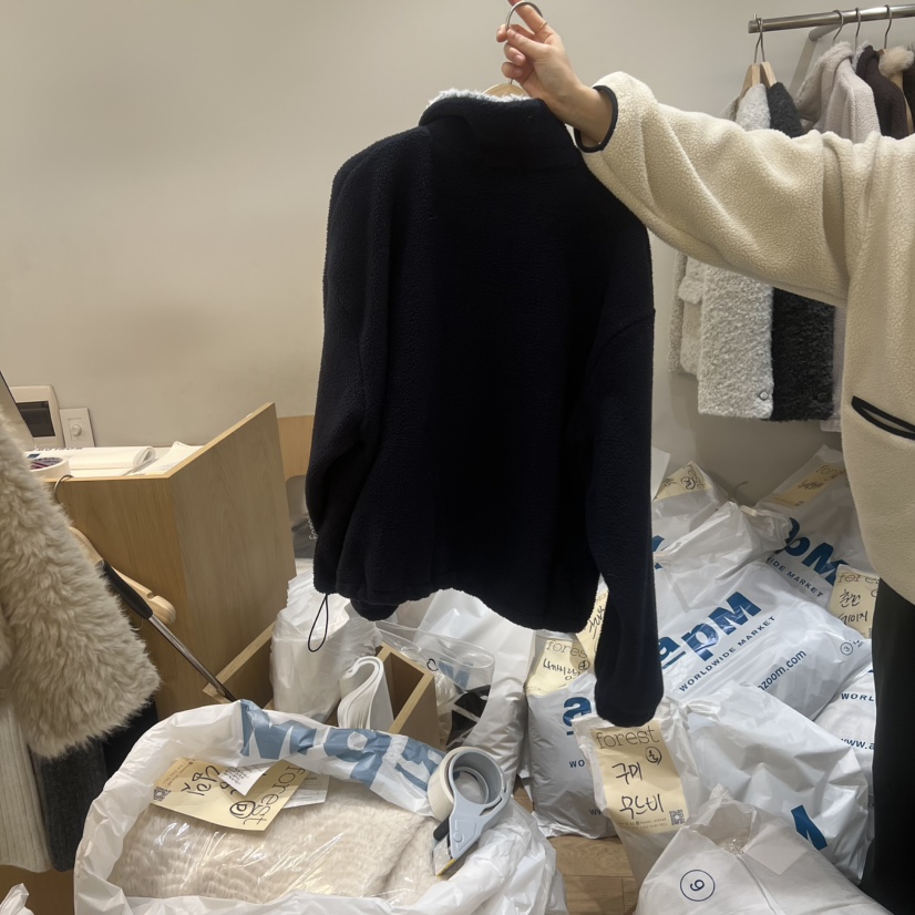 FOREST韓國直郵㊣女士新款時尚熱賣25秋冬推薦衛衣連帽衫拉鏈FOREST衛衣