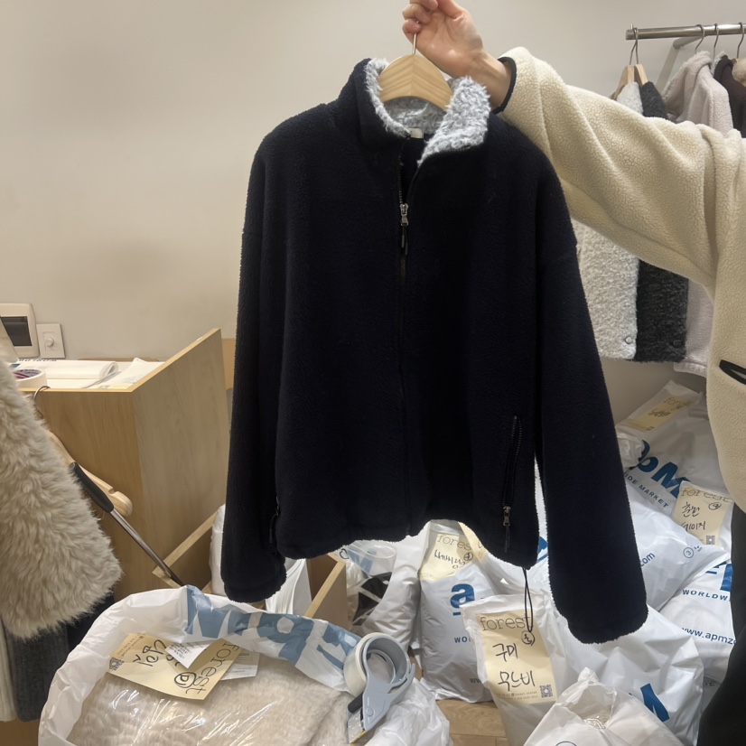 FOREST韓國直郵㊣女士新款時尚熱賣25秋冬推薦衛衣連帽衫拉鏈FOREST衛衣圖色4