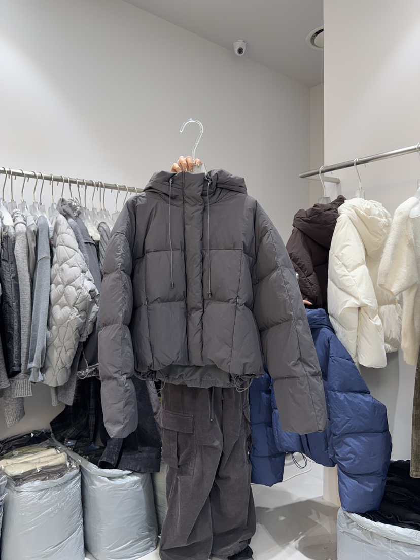 LOOKK東大門㊣代購女士新品時尚推薦人氣職業短款羽絨服鴨絨LOOKK短款羽絨服圖色2