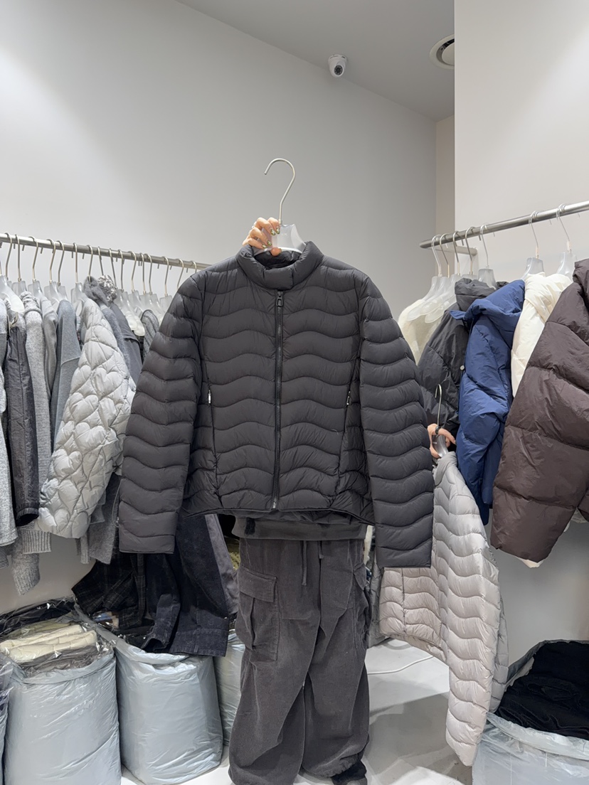 LOOKK韓國代購㊣女裝新品職業熱賣推薦時尚25秋冬短款羽絨服鵝絨LOOKK短款羽絨服圖色4