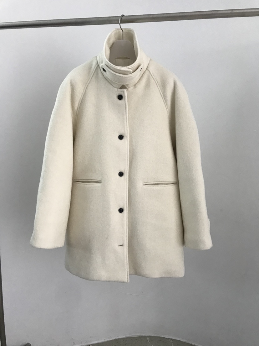 MAINT韓國代購㊣女士新品人氣25秋冬時尚熱賣休閑中長款大衣MAINT中長款大衣圖色1