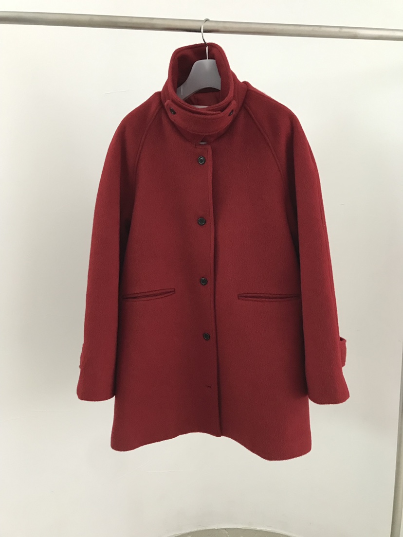 MAINT韓國代購㊣女士新品人氣25秋冬時尚熱賣休閑中長款大衣MAINT中長款大衣圖色2