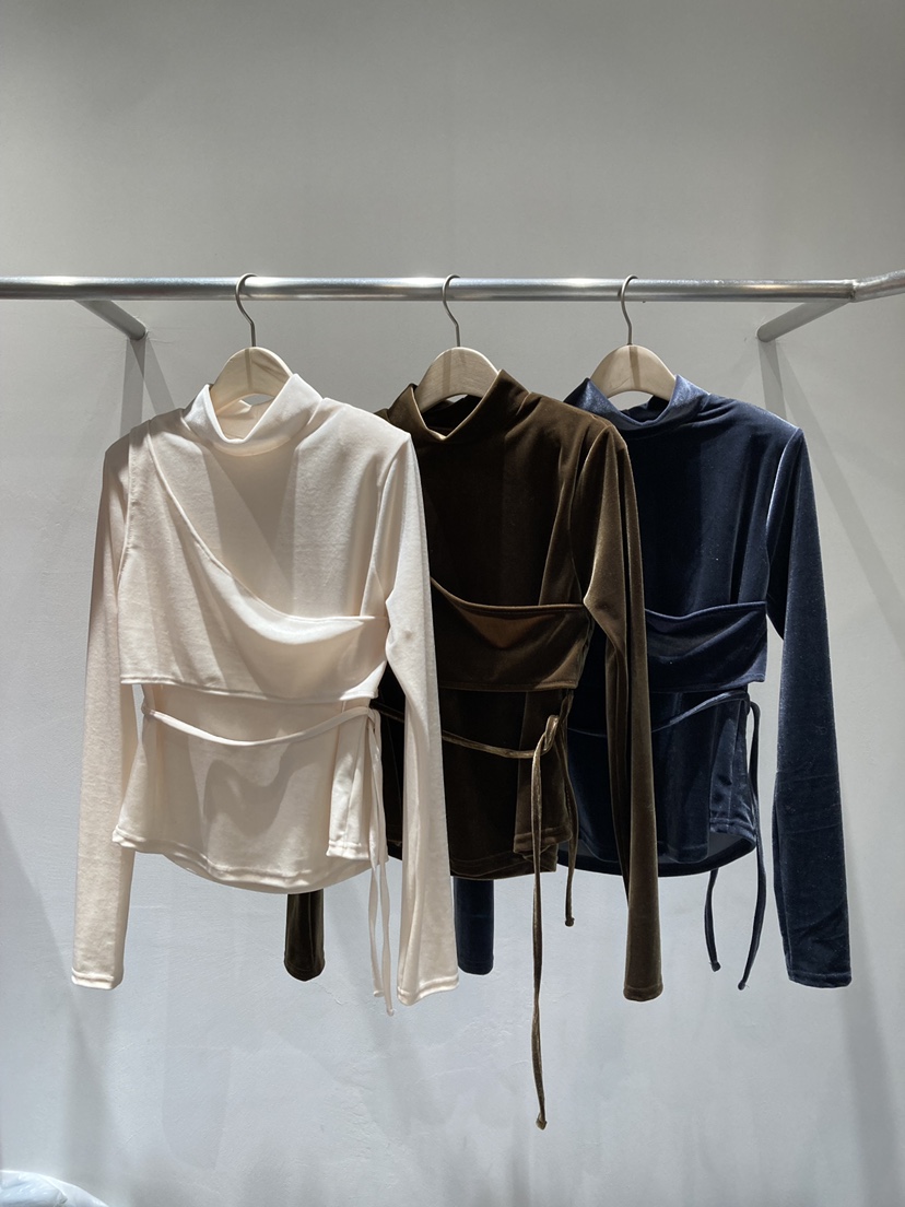 JOURNEY東大門㊣代購女裝新品休閑人氣推薦熱賣長袖T恤天鵝絨JOURNEY長袖T恤