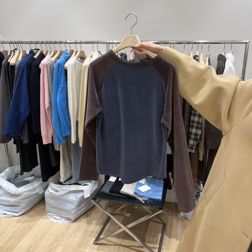 HAUS-A韓國直郵㊣女士新品休閑時尚25秋冬職業人氣長袖T恤HAUSWOMEN長袖T恤