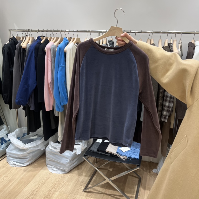 HAUS-A韓國直郵㊣女士新品休閑時尚25秋冬職業人氣長袖T恤HAUSWOMEN長袖T恤圖色3