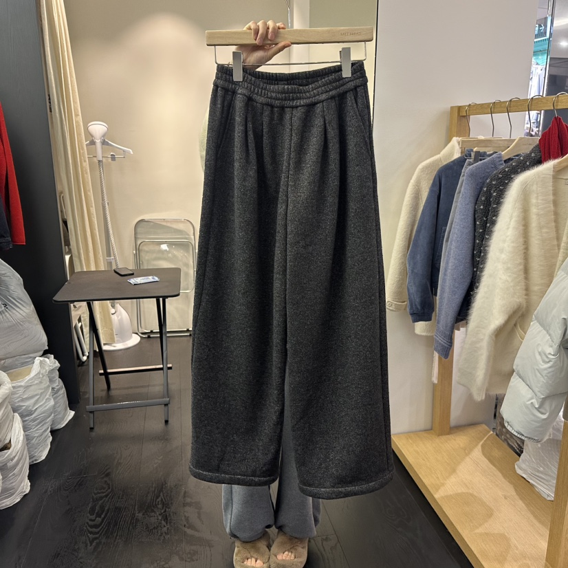 SALT BREAD東大門㊣直郵女士新品時尚休閑人氣推薦休閑褲加絨SALT BREAD休閑褲圖色1