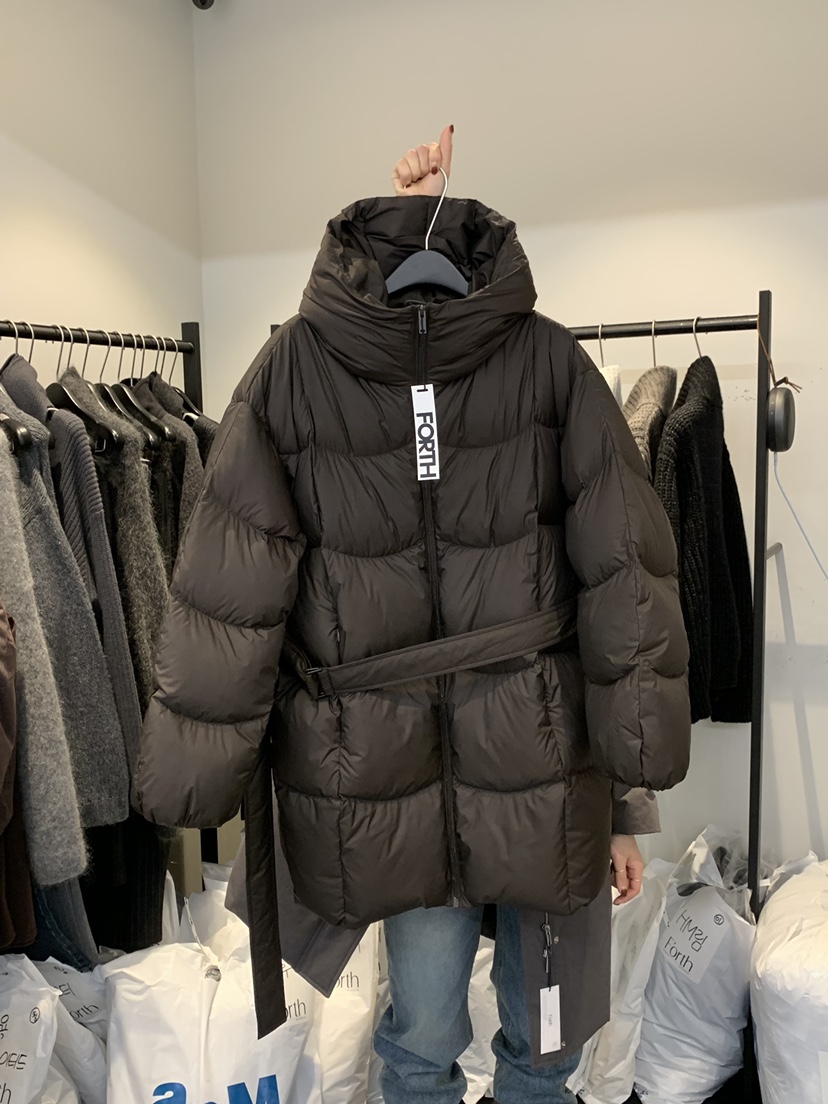 FORTH東大門㊣直郵女裝新款推薦人氣休閑時尚25秋冬長款羽絨服FORTH長款羽絨服圖色1