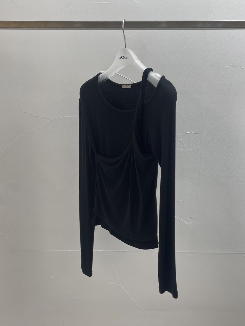 ACME韓國代購㊣女裝新品熱賣時尚職業休閑25秋冬人氣長袖T恤ACME長袖T恤圖色2