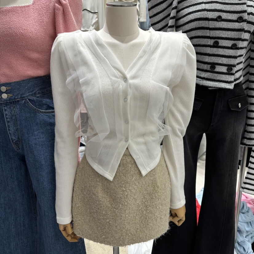 MONOPOLY東大門㊣代購女士新品休閑25秋冬人氣熱賣時尚針織衫MONO_POLY針織衫圖色2