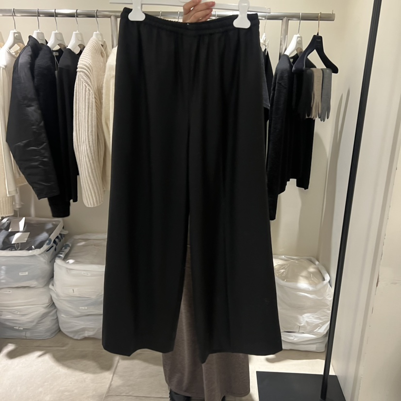 MASCULINE韓國代購㊣女裝新款推薦熱賣25秋冬時尚休閑褲羊毛MASCULINE休閑褲圖色1