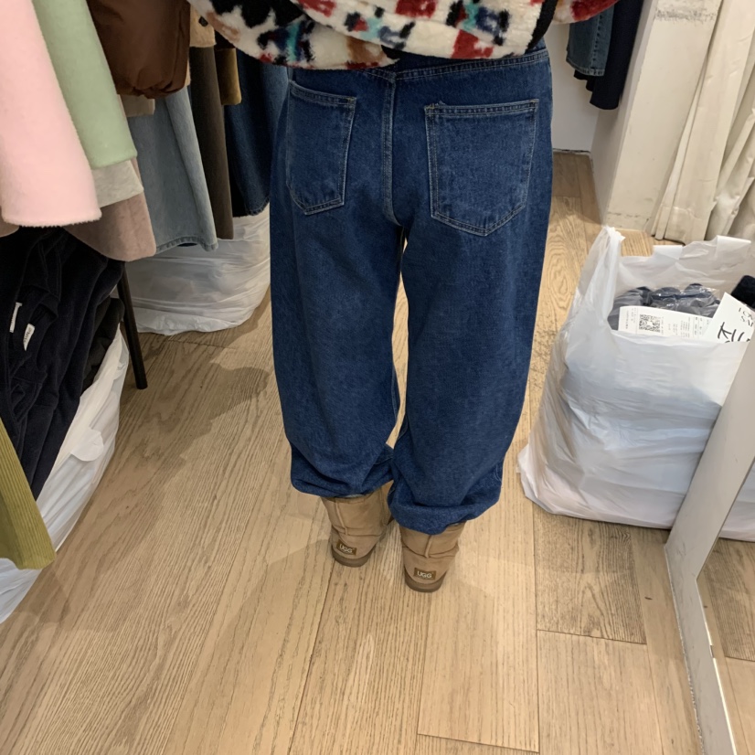 LOVE MY SANTA東大門㊣直郵女裝新品推薦休閑牛仔褲不加絨Santa/LOVE MY SANTA牛仔褲