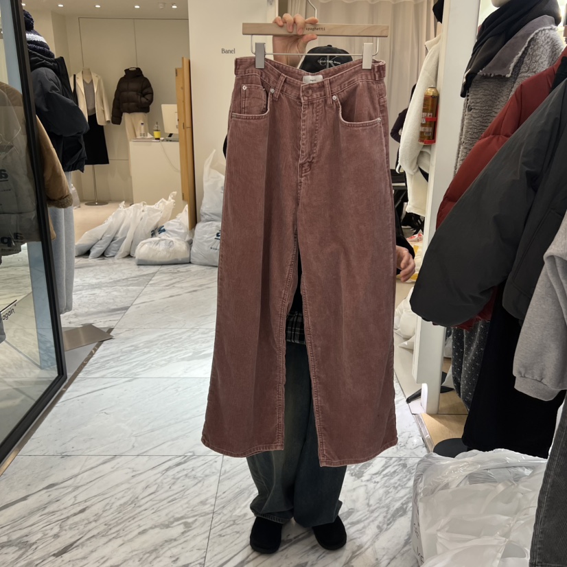 SPAGHETTI東大門㊣直郵女裝新品休閑職業推薦熱賣牛仔褲皮革spaghetti牛仔褲圖色1