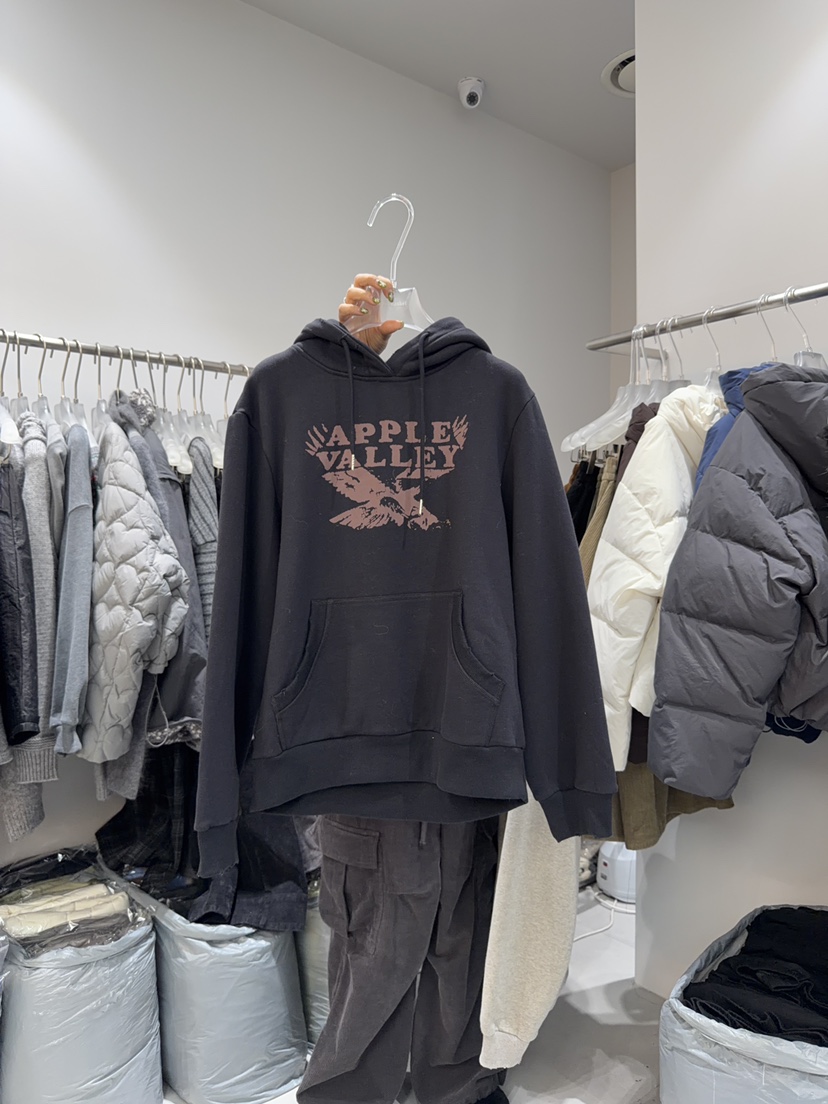 LOOKK東大門㊣直郵女裝新款推薦時尚25秋冬人氣職業休閑衛衣LOOKK衛衣圖色2