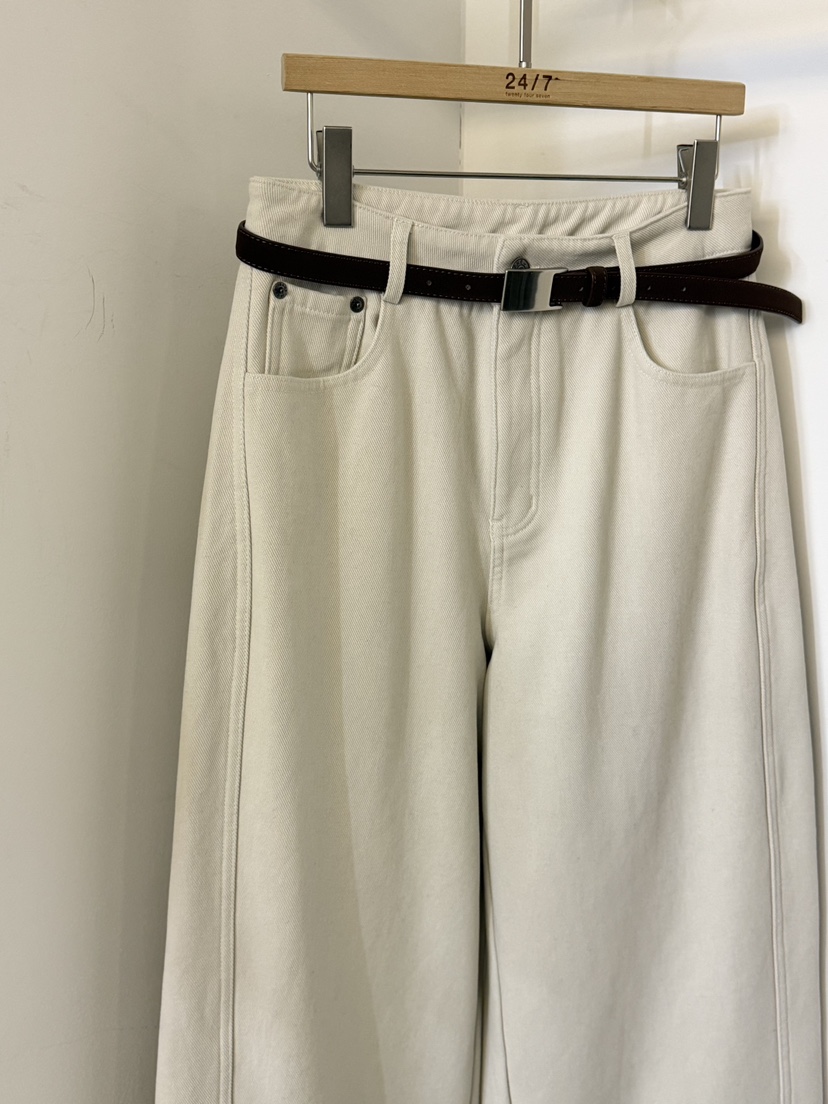 TWENTY FOUR SEVEN24-7東大門㊣代購女士新款推薦休閑褲含腰帶TEWNTY FOUR SEVEN24-7休閑褲