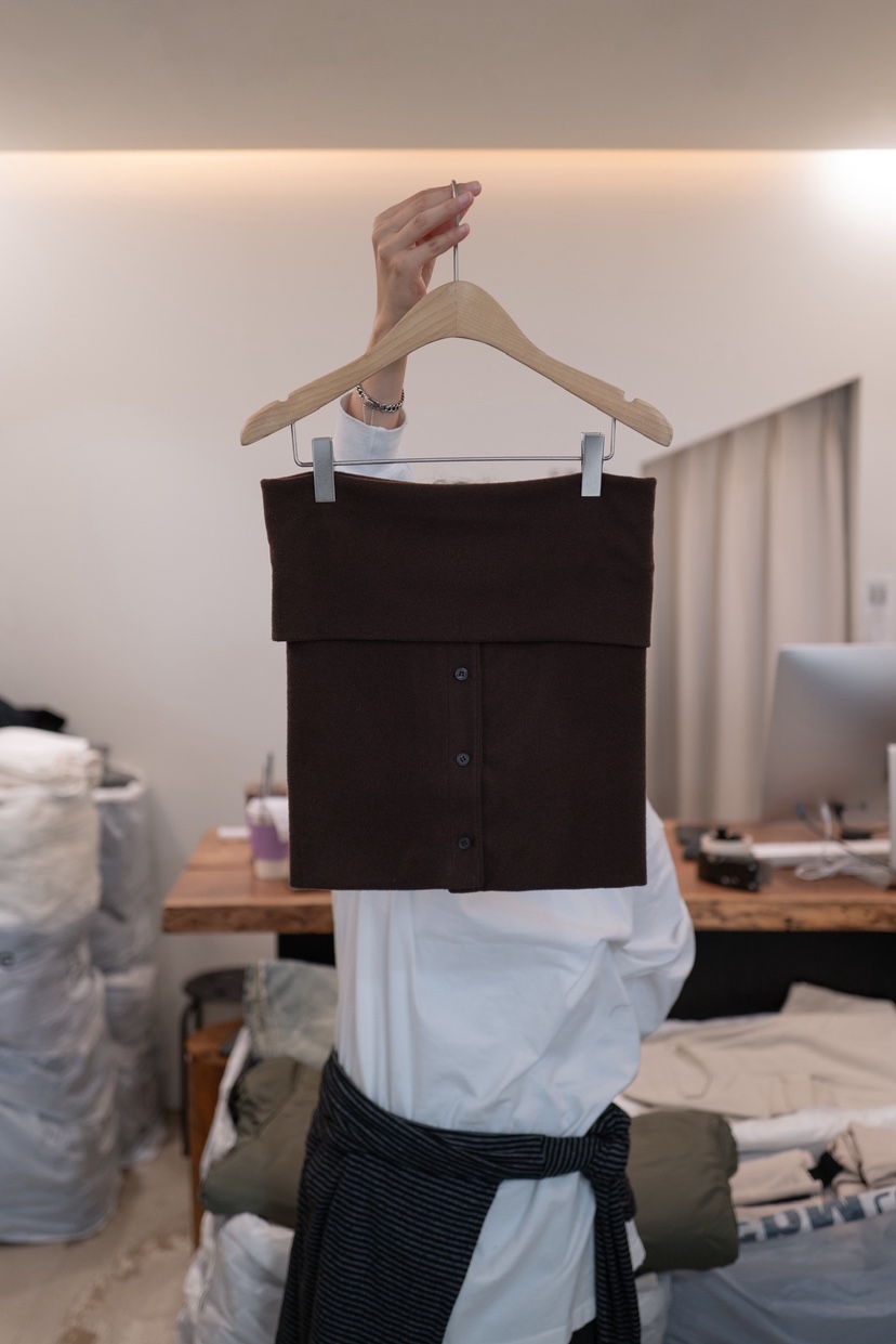 FRIC東大門㊣代購女士新品推薦熱賣休閑時尚人氣吊帶背心紐扣FRIC吊帶/背心圖色1