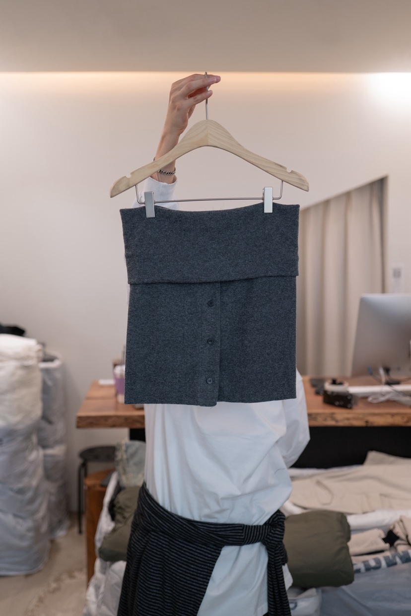 FRIC東大門㊣代購女士新品推薦熱賣休閑時尚人氣吊帶背心紐扣FRIC吊帶/背心圖色3