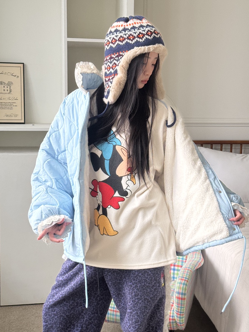 DE LINE東大門㊣實拍女士新品熱賣職業25秋冬人氣夾克羊毛DE LINE夾克