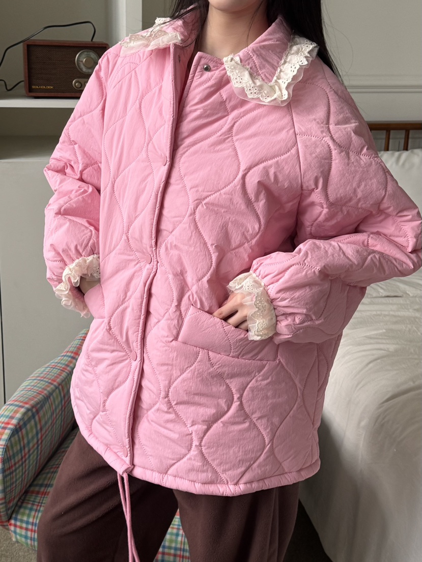 DE LINE東大門㊣實拍女士新品熱賣職業25秋冬人氣夾克羊毛DE LINE夾克圖色3