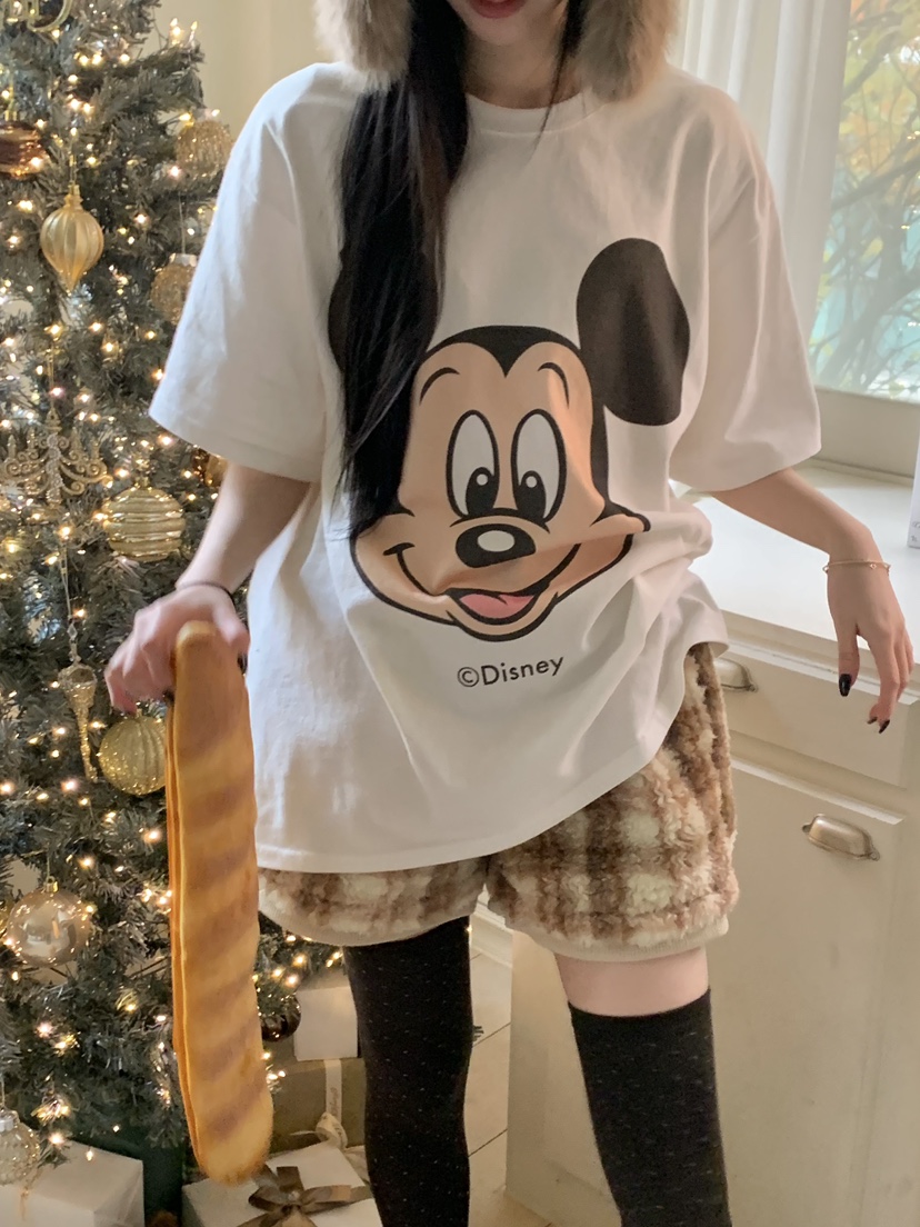 DE LINE韓國代購㊣女裝新款熱賣25秋冬人氣休閑推薦時尚T恤DE LINET恤圖色1