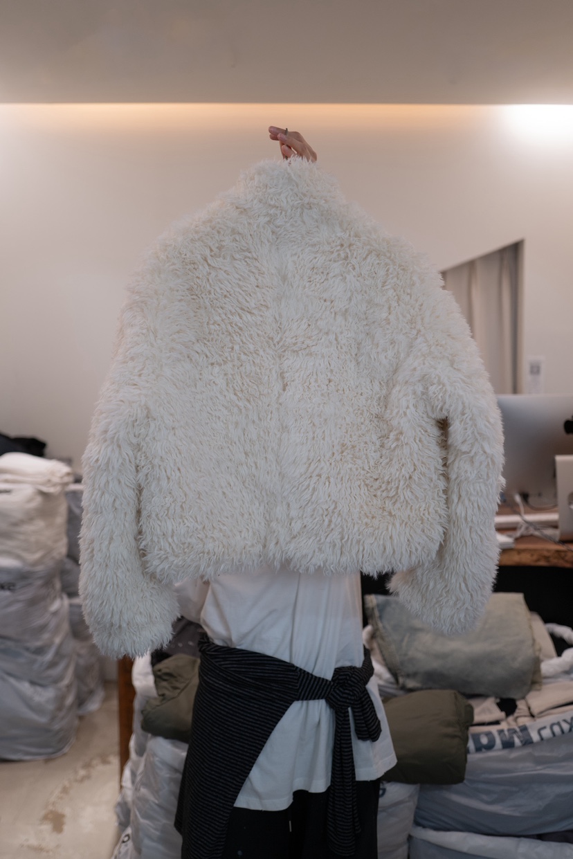 FRIC東大門㊣代購女士新款推薦休閑熱賣25秋冬職業短款大衣FRIC短款大衣