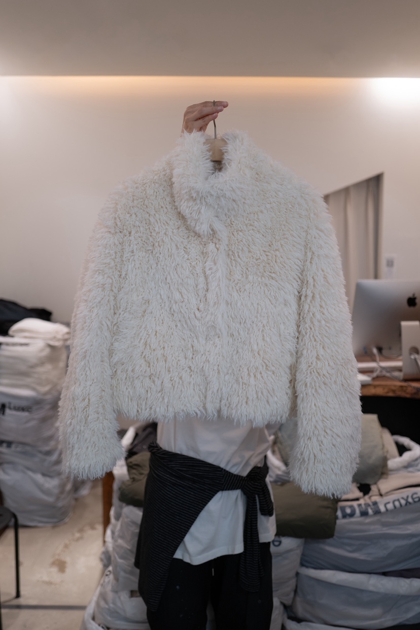 FRIC東大門㊣代購女士新款推薦休閑熱賣25秋冬職業短款大衣FRIC短款大衣圖色1