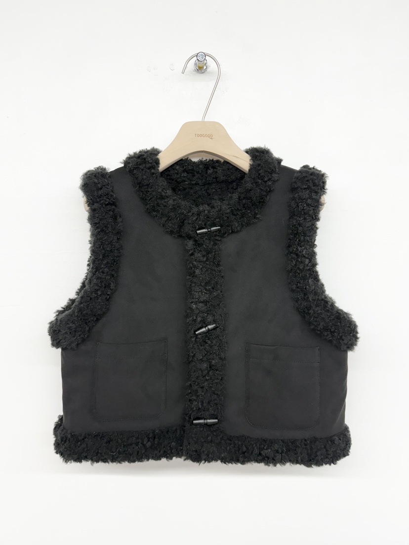 TOOGOOD東大門㊣代購女士新款時尚25秋冬人氣馬甲兩面穿雙面TOOGOOD馬甲圖色2