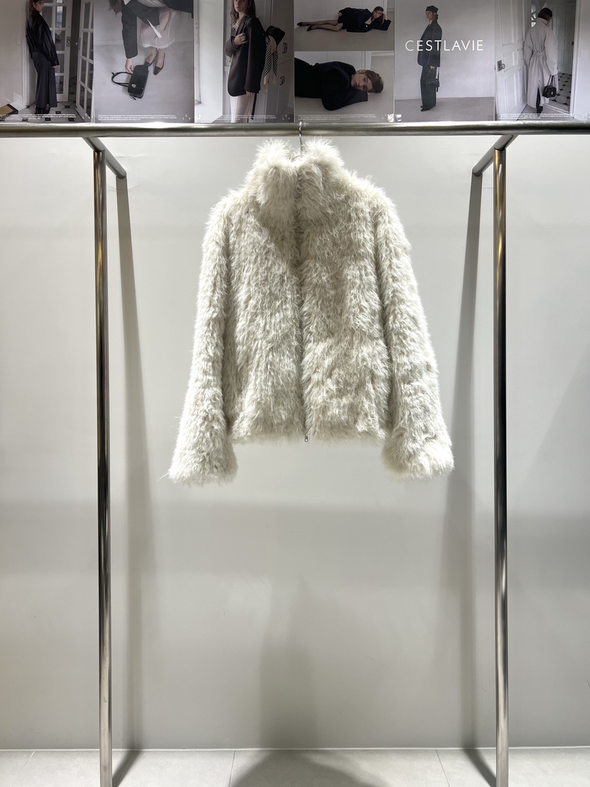 CESTLAVIE東大門㊣直郵女士新品熱賣25秋冬職業人氣短款大衣CESTLAVIE短款大衣圖色1