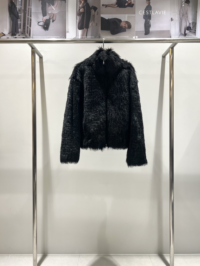 CESTLAVIE東大門㊣直郵女士新品熱賣25秋冬職業人氣短款大衣CESTLAVIE短款大衣圖色2