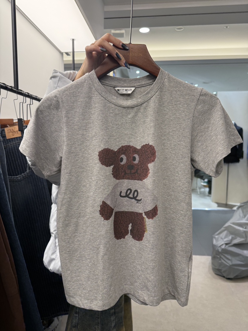 WATERMELON東大門㊣直郵女裝新品時尚推薦熱賣職業人氣T恤打折WATER MELONT恤圖色1