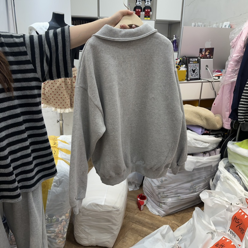 DE LINE韓國直郵㊣女裝新品25秋冬職業熱賣人氣時尚衛衣加絨DE LINE衛衣