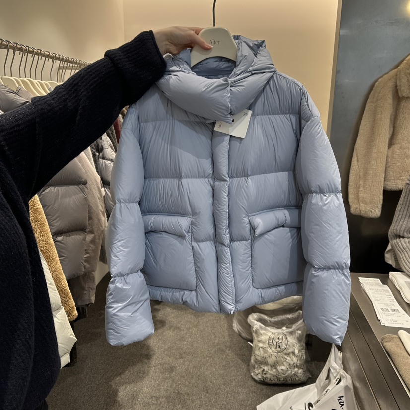ALTER韓國代購㊣女士新品時尚職業人氣推薦25秋冬短款羽絨服Alter短款羽絨服圖色2