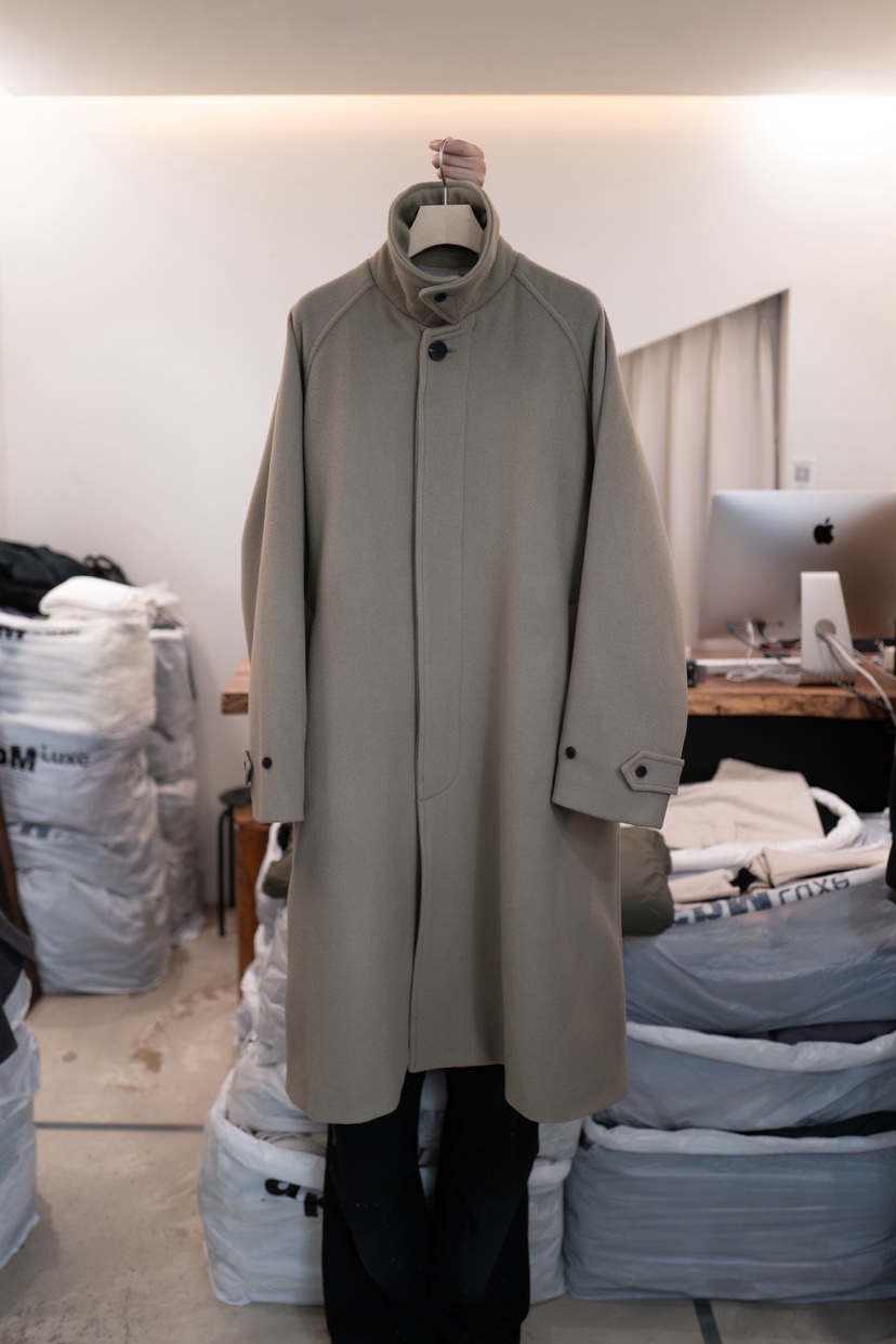 FRIC東大門㊣實拍女裝新款25秋冬職業休閑時尚推薦中長款大衣FRIC中長款大衣圖色1